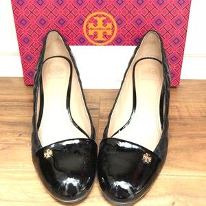 Tory Burch Claremont Black Wedge